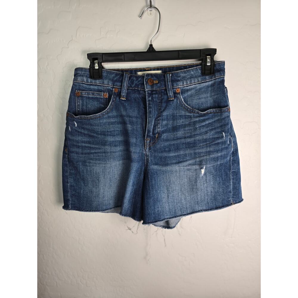 Madewell curvy high rise denim shorts size 26